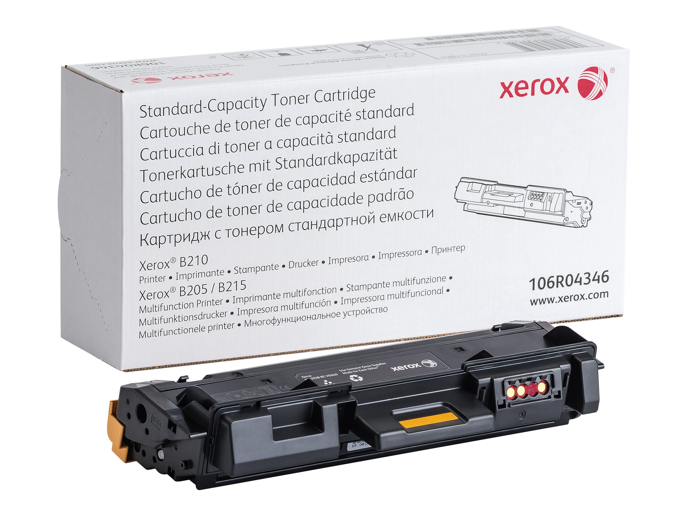Xerox 106R04346 / B210/B215 Black Toner - Laser toner Svart