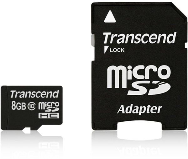 Transcend Flashminnekort 8gb Microsdhc Nand