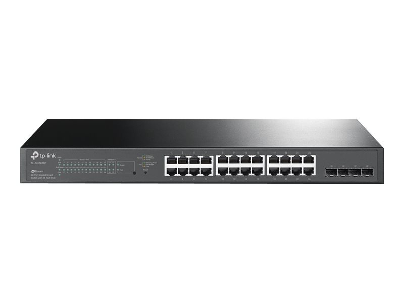 TP-link TL- SG2428P Administrerbar gigabitswitch - 28 porter med 24 porter PoE+