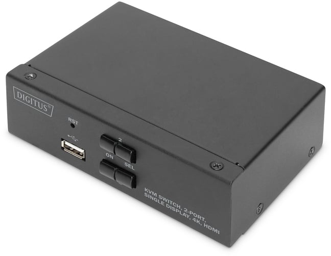 Digitus 2-porters 4k Hdmi Kvm-svitsj