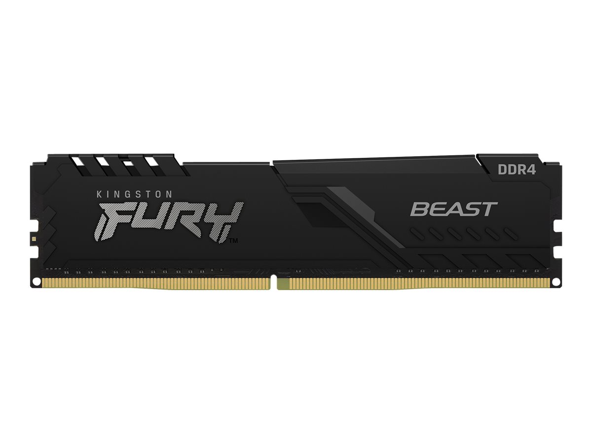 Kingston Technology Fury Beast Minnemodul 16 Gb 1 X 16 Gb Ddr4 1600 Mhz 16gb 1600, 3200mhz Ddr4 288-pin Dimm