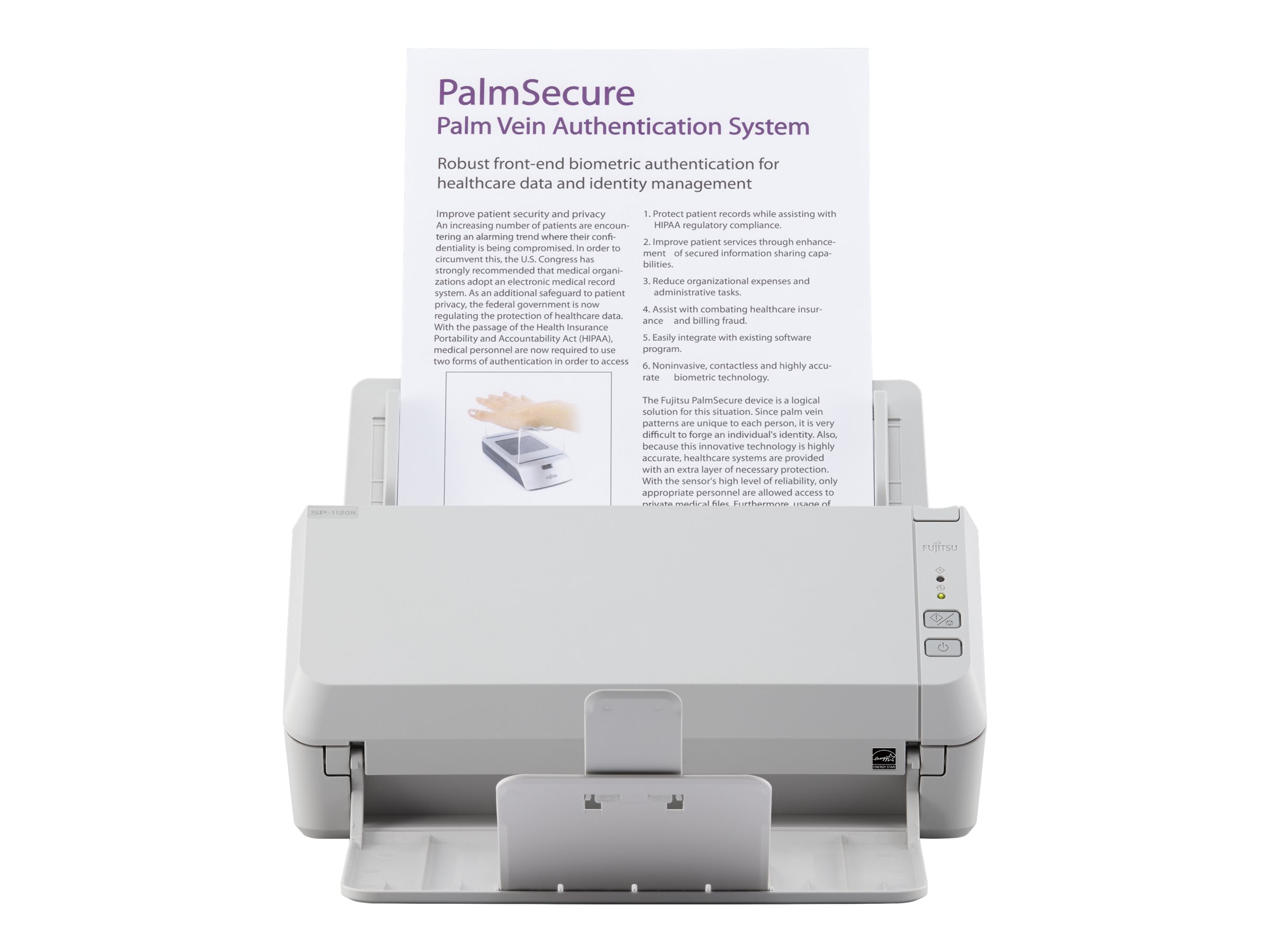 Ricoh SP-1120N - Dokumentskanner - Dobbel CIS - Dupleks - 216 x 355.6 mm - 600 dpi x 600 dpi - inntil 20 spm (mono) / inntil 20 spm (farge) - ADF (50 ark) - inntil 3000 skann pr. dag - Gigabit LAN, USB 3.2 Gen 1x1
