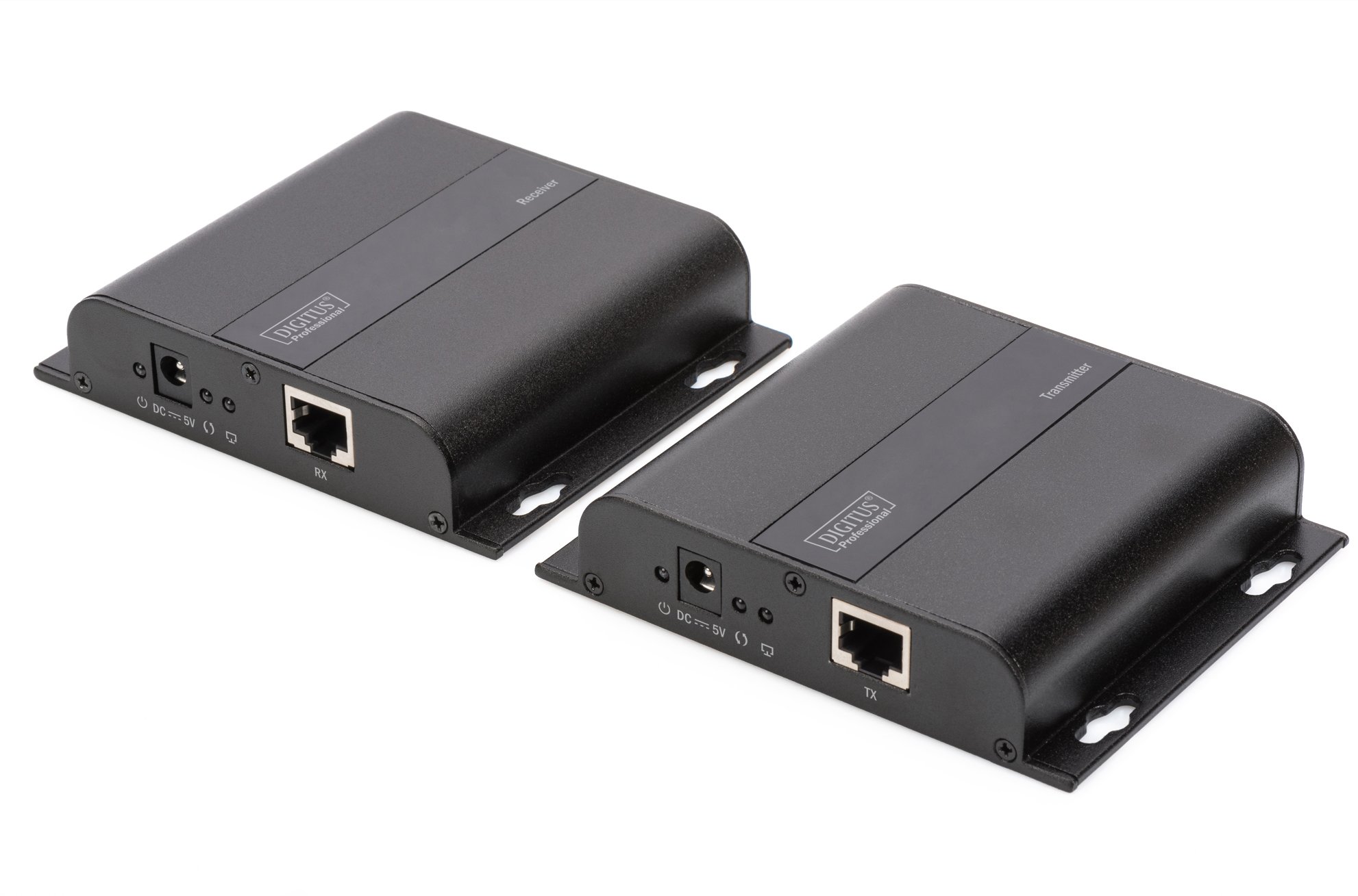 DIGITUS Professional DS-55122 4K HDMI Extender via CAT / IP (Set) Up to 120 meter