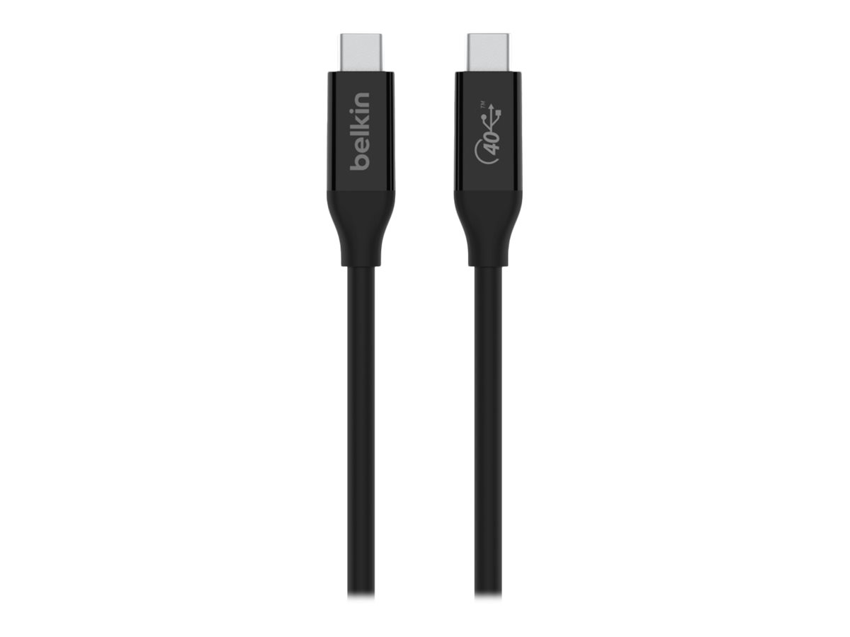 Belkin Connect USB-C kabel 0,8m (sort)