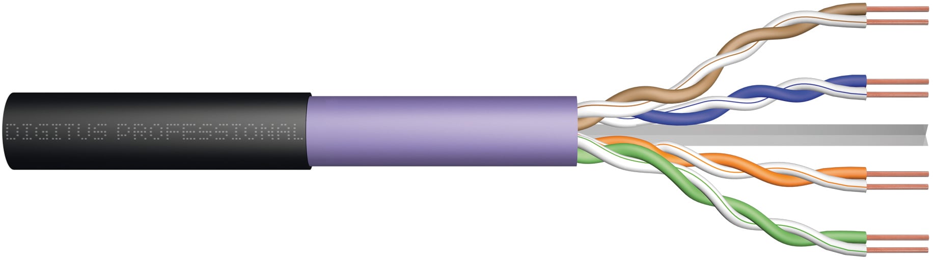 DIGITUS Professional Installation Cable - Svart - 500 meter