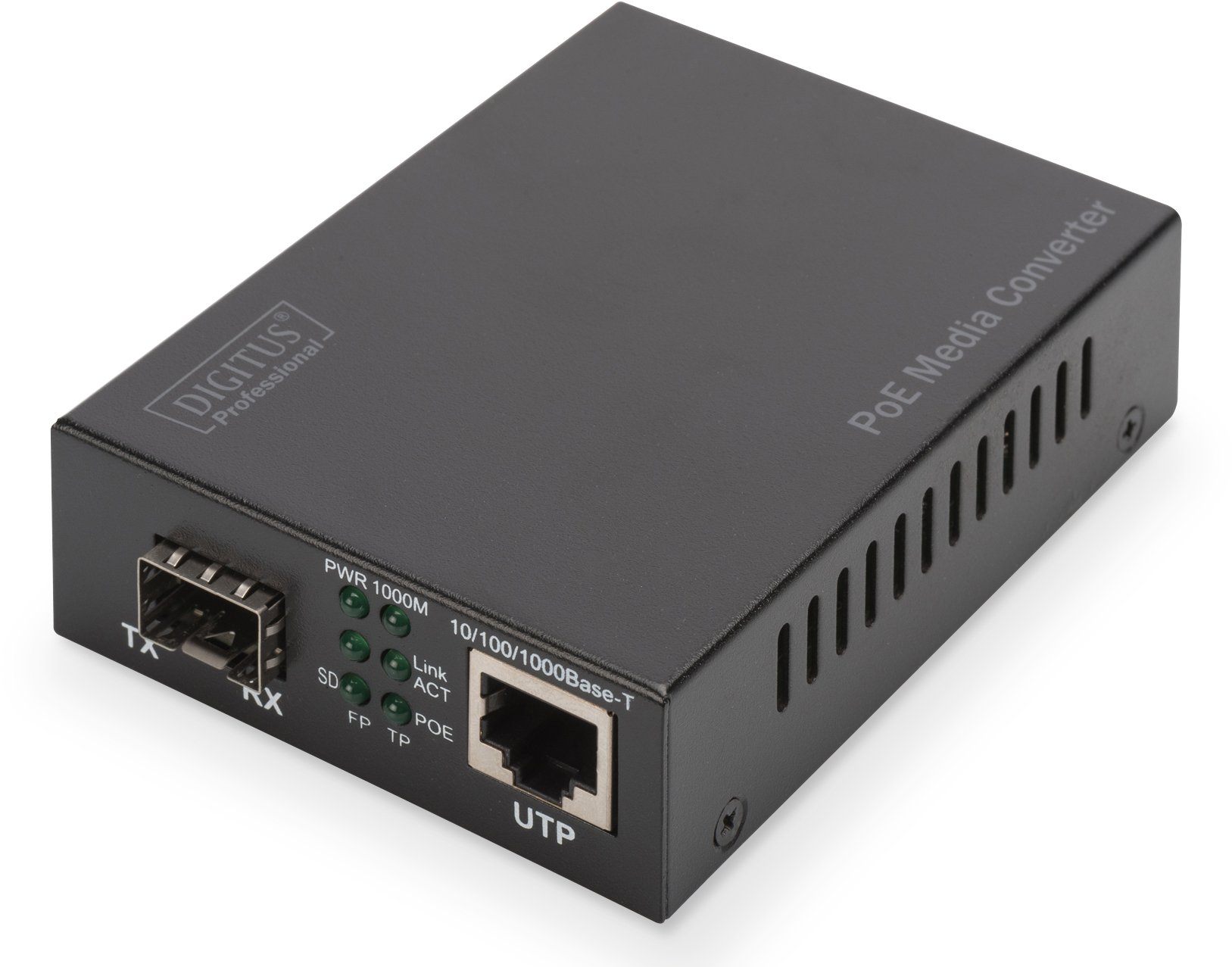 DIGITUS Gigabit PoE Media Converter
