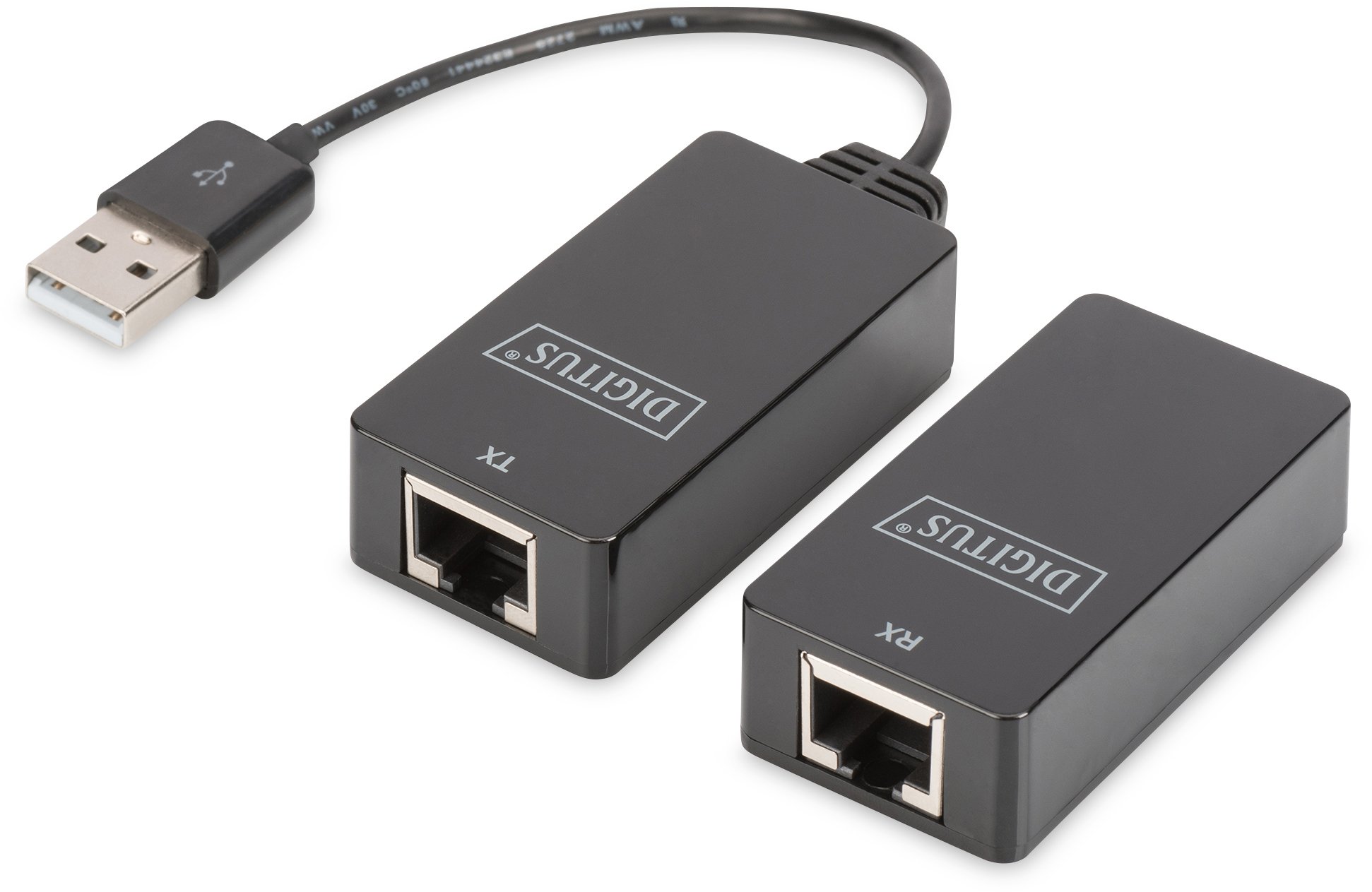 DIGITUS DA-70139-2 Transmitter and Receiver Units - USB-utvider - USB, USB 2.0 - opp til 45 m