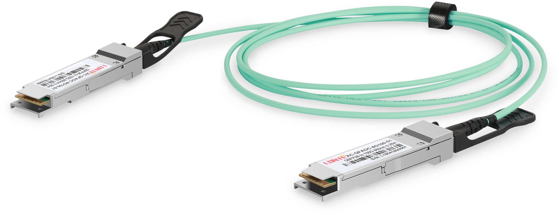 DIGITUS 100GBase direct attach cable - 2 m - Blå - 2 meter