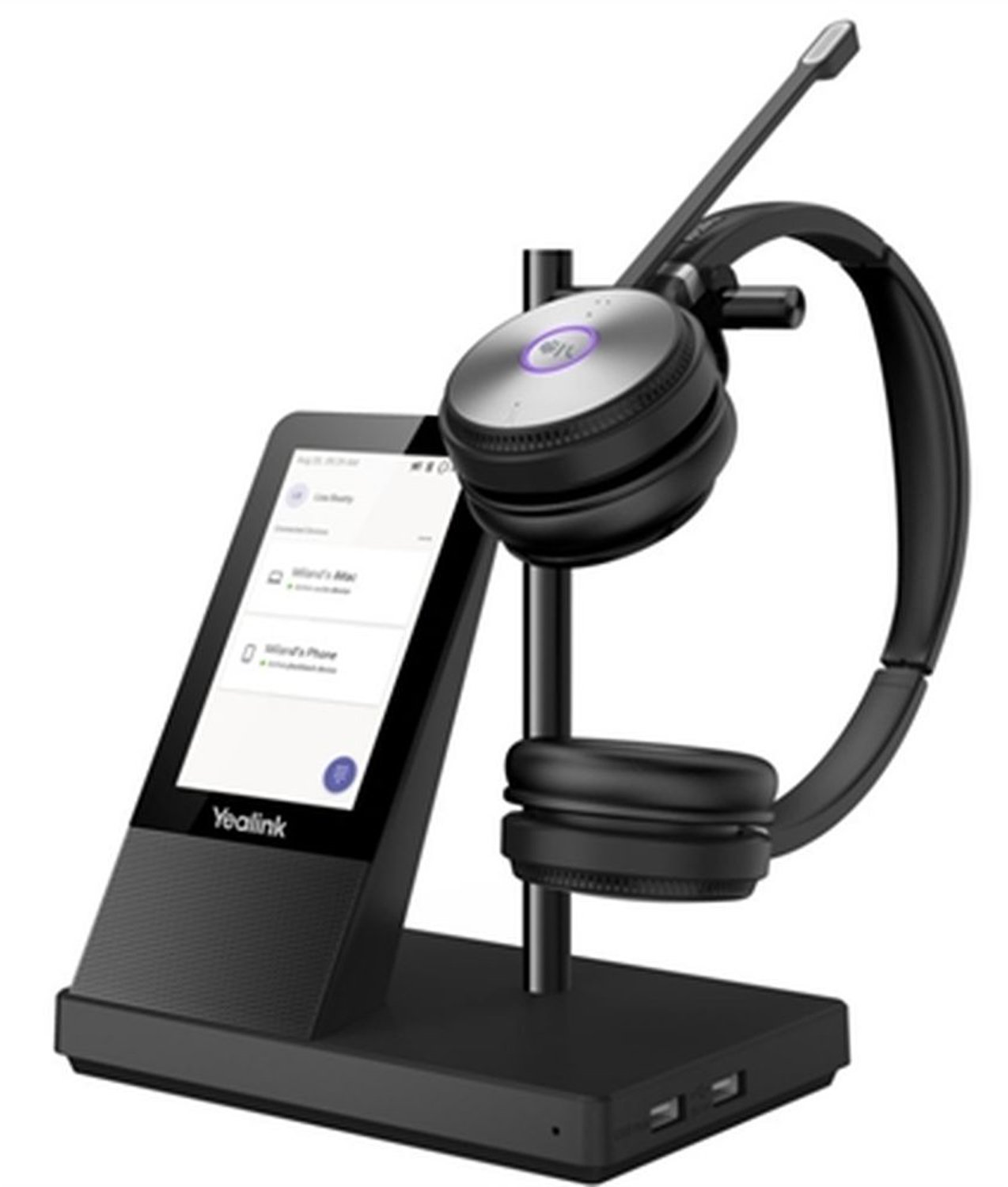 Yealink Wh66 Dual Workstation Dect Wireless Headset Edition Usb Type-a Ce, Fc, Ic Sort