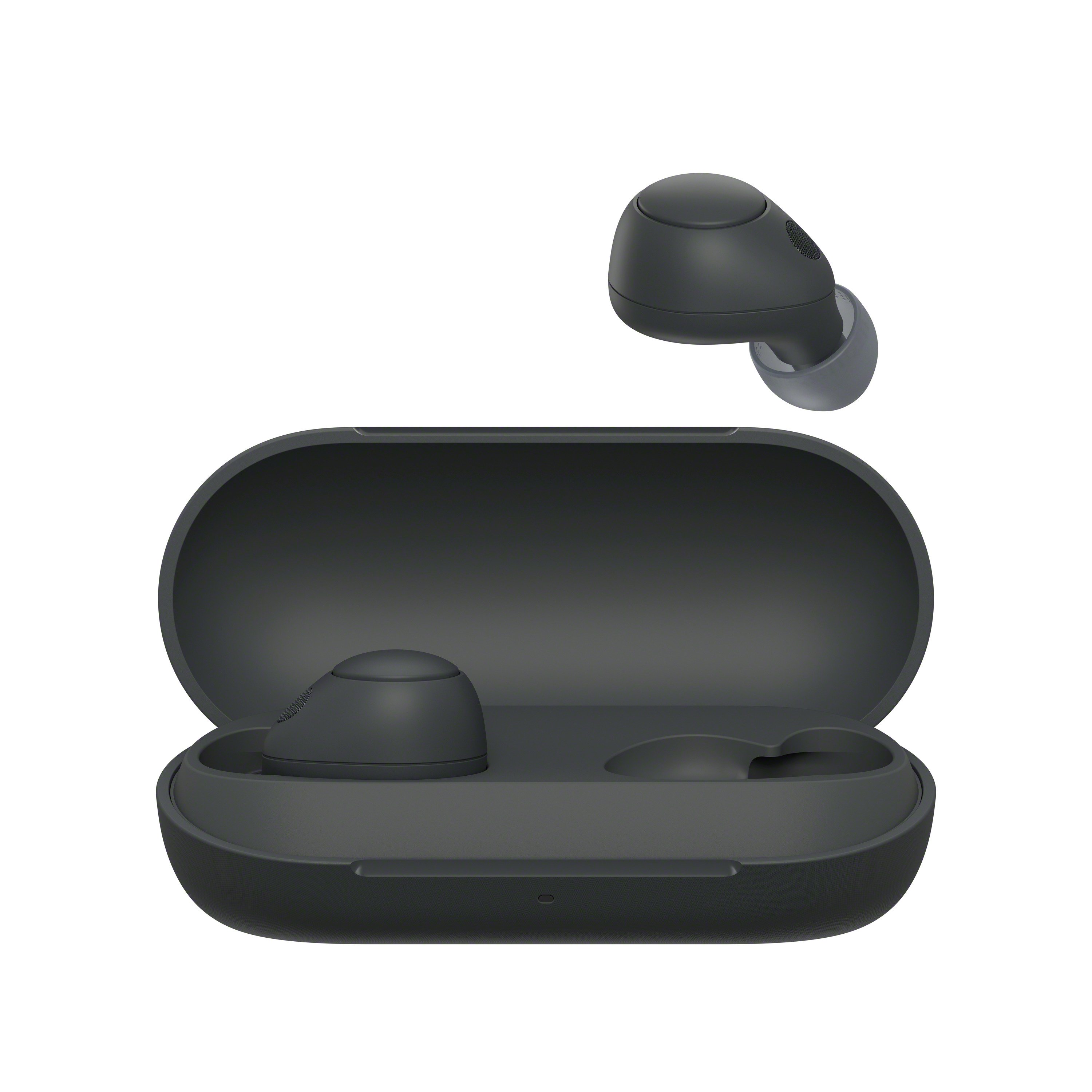 Sony WF-C700N - True wireless-hodetelefoner med mikrofon - i øret - Bluetooth - aktiv støydemping - svart