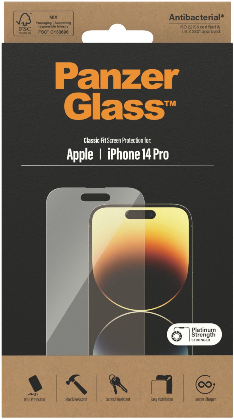 PanzerGlass - Screen Protector Apple iPhone 14 Pro - Classic Fit