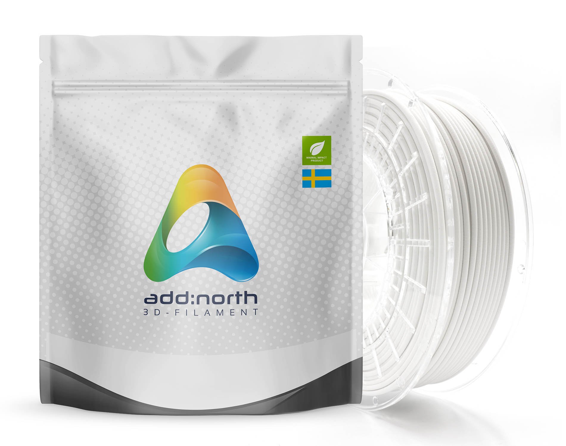 ADDNORTH Textura - matte cold white - PLA filament