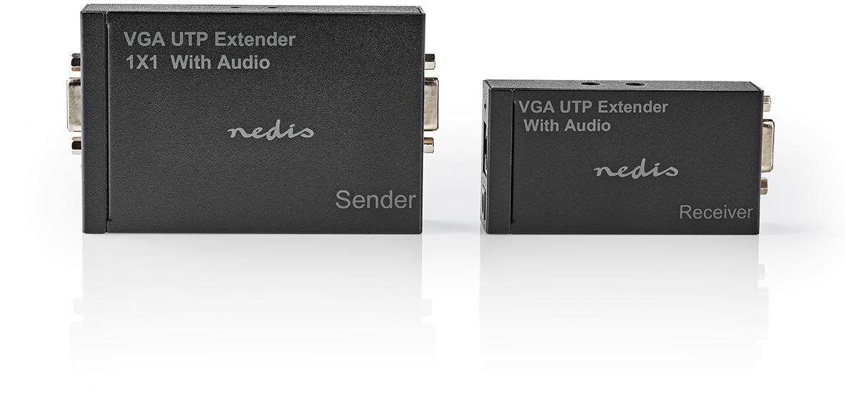 Nedis Vga- Og Lydforlenger Via Nettverk