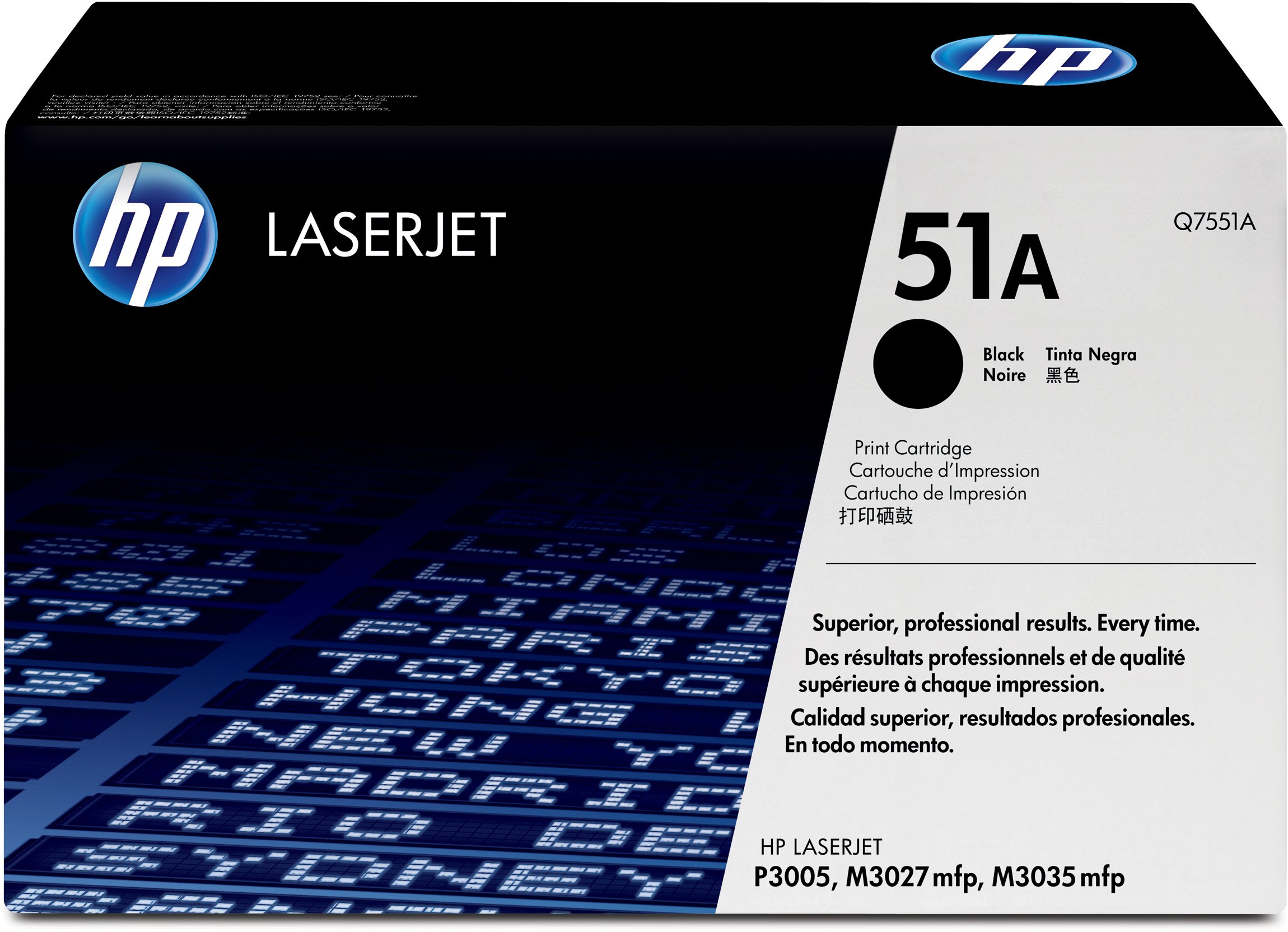 HP HP 51A Tonerkassett Svart Q7551A