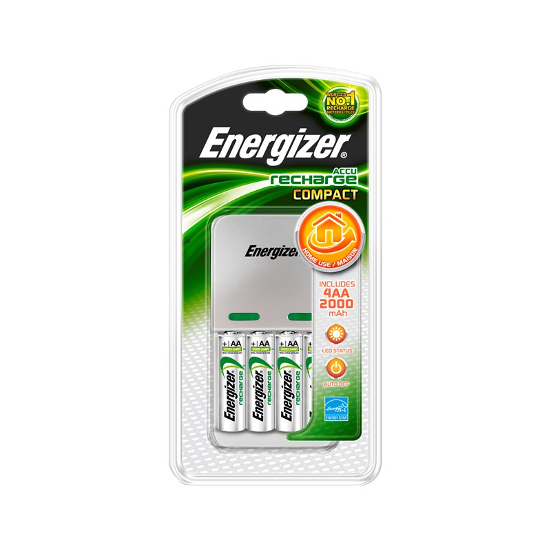 Energizer Lader Compact 2000 Inkl 4xaa 2000mah