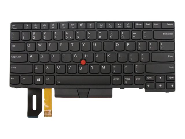 Lenovo Chicony - Bærbart tastatur - til utskifting - Europa - Svart