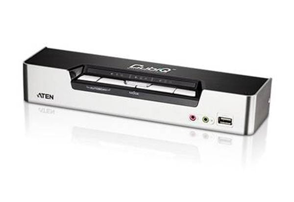 ATEN CubiQ CS1794 USB 2.0 HDMI KVMP Switch - KVM / lyd / USB-svitsj - 4 x KVM/lyd/USB - 1 lokalbruker - stasjonær