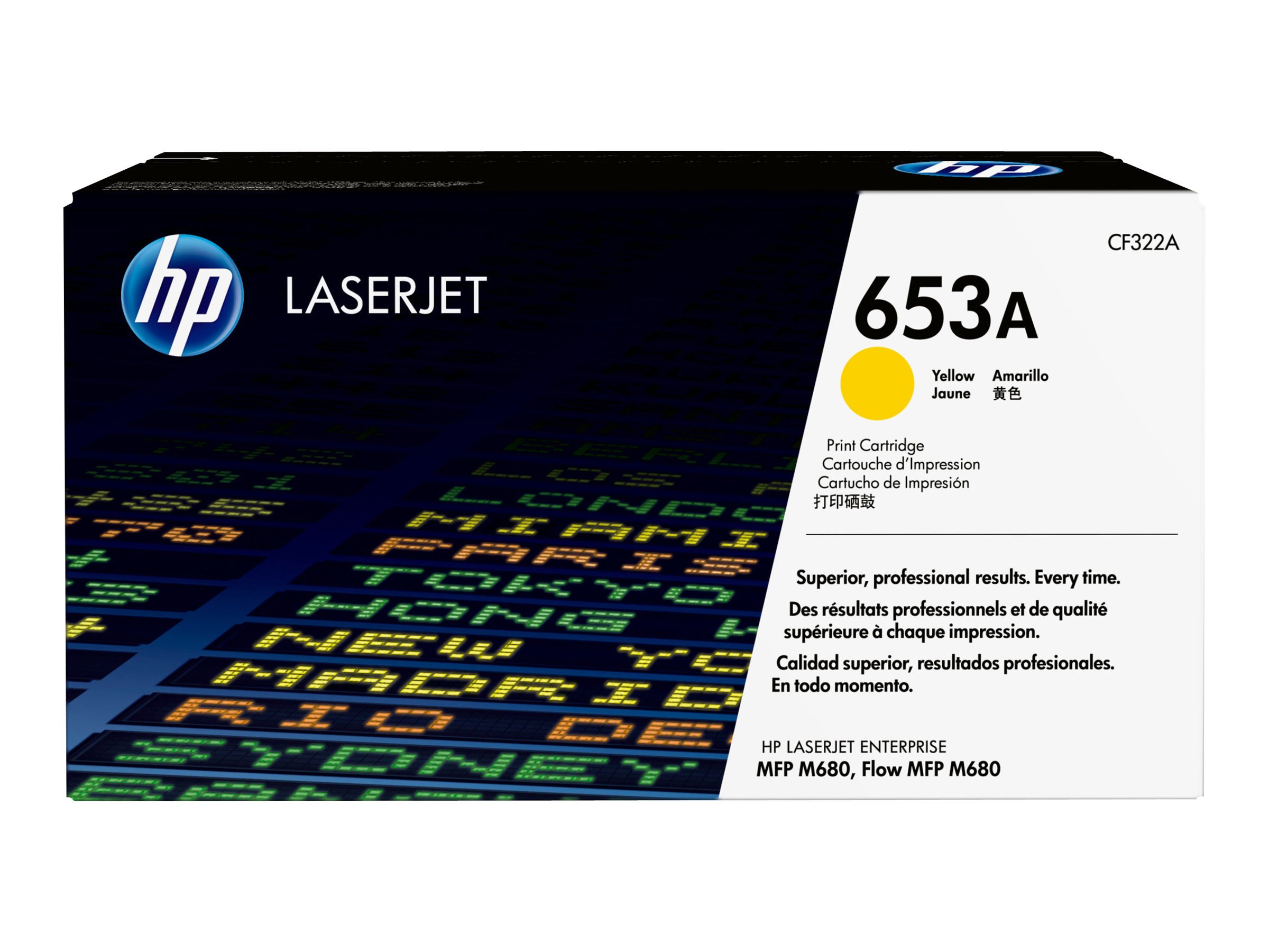 HP HP 653A Tonerkassett Gul CF322A Tilsvarer: N/A