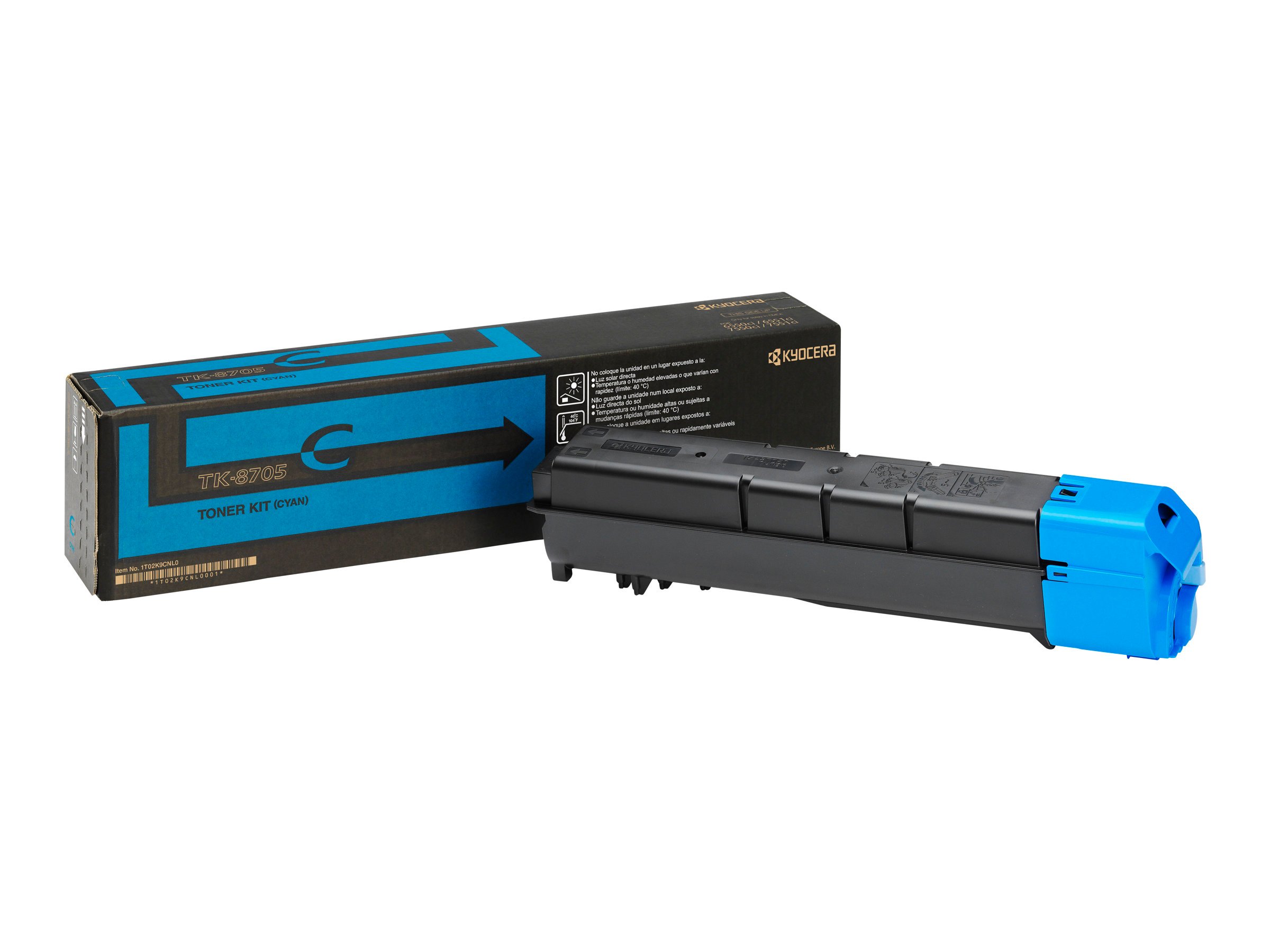 Kyocera Tonerkassett cyan 30.000 sider TK-8705C