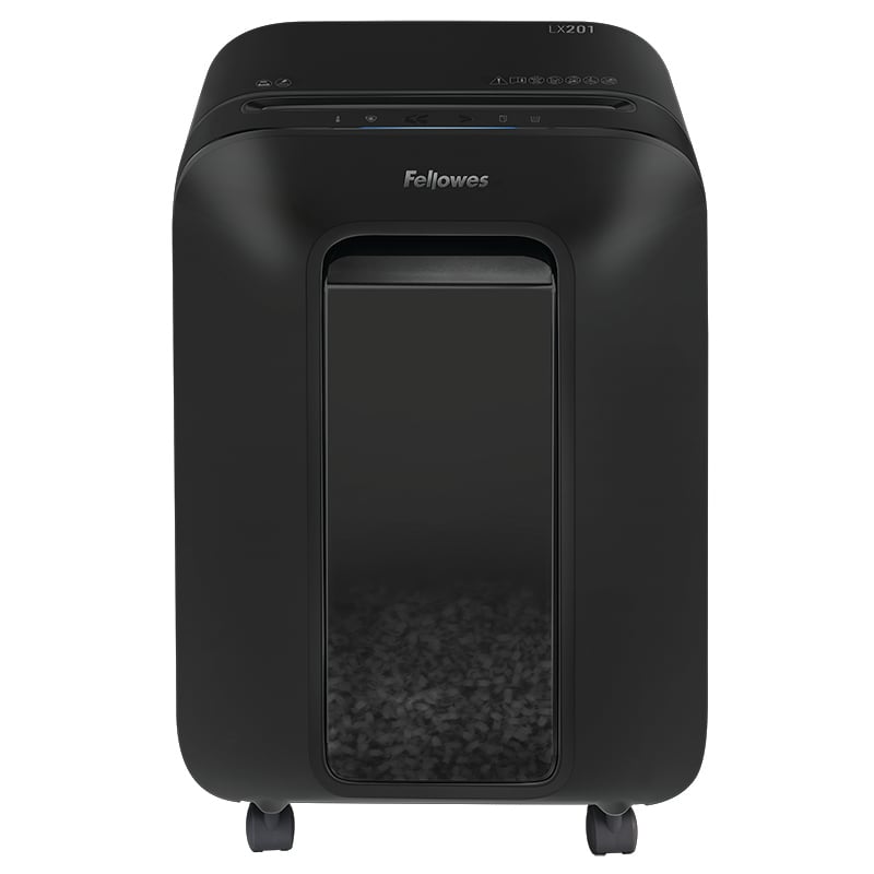 Makulator Fellowes Powershred® LX201 micro-cut 2x12 mm sort (P-5)