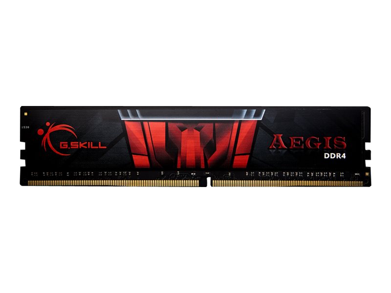 G.Skill AEGIS - DDR4 - modul - 8 GB - DIMM 288-pin - 3200 MHz / PC4-25600 - CL16 - 1.35 V - ikke-bufret - ikke-ECC