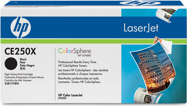 HP HP 504X Tonerkassett Svart CE250X