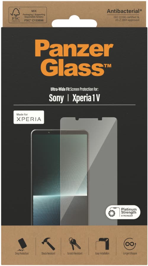 Panzerglass Ultra-wide Fit Skärmskydd Sony Xperia 1 V