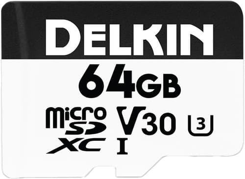 Delkin Microsdxc Hyperspeed R100/w75 Uhs-i U3 C10 64gb W/a 64gb Microsdxc