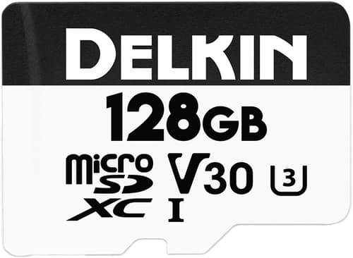 Delkin Microsdxc Hyperspeed R100/w75 Uhs-i U3 C10 128gb W/a 128gb Microsdxc
