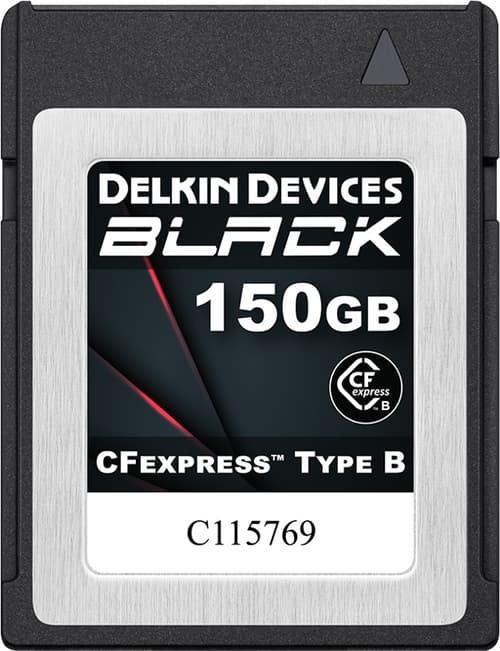 Delkin Black Cfexpress Card Type B R1725/w1530 150gb 150gb Cfexpress-kort Typ B