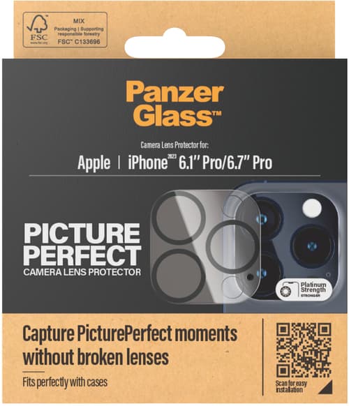 Panzerglass Kameralinsskydd För Iphone 15 Pro/iphone 15 Pro Max