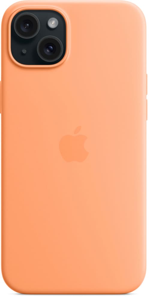 Apple Silikonskal Med Magsafe Iphone 15 Plus Orange