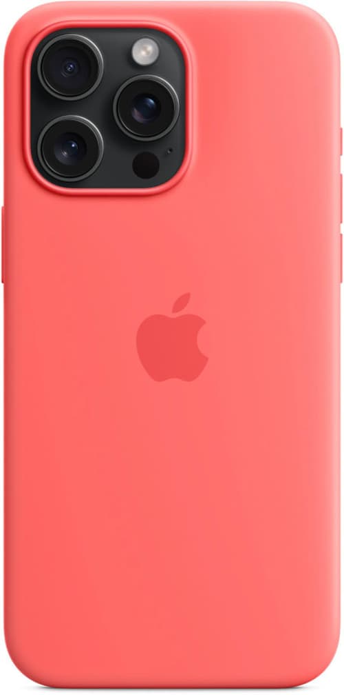 Apple Silikonskal Med Magsafe Iphone 15 Pro Max Guava