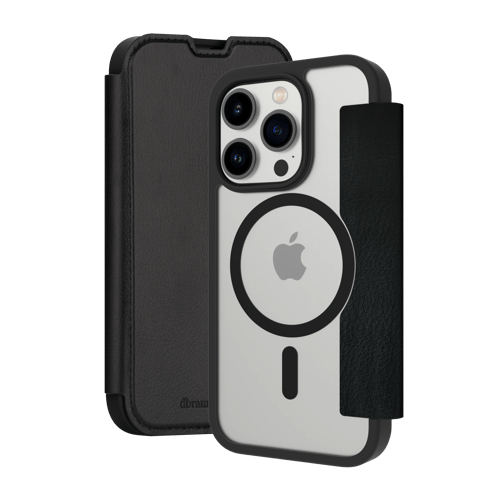 Dbramante1928 Helsinki Magsafe Iphone 15 Pro Black/clear Iphone 15 Pro Clear/black