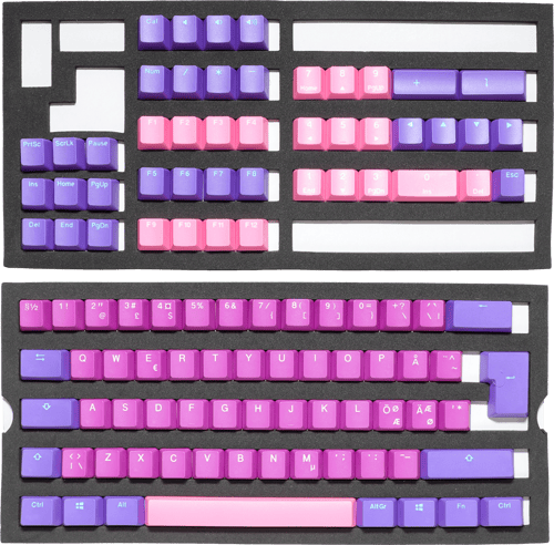 Ducky Ultra Violet Keycap Set Nordic Keycap Set