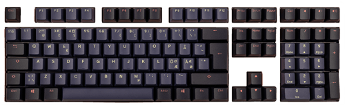 Ducky Cosmic Keycap Set Double-shot Pbt Nordic Keycap Set