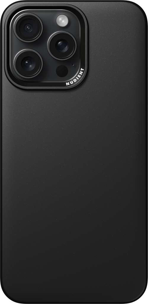 Nudient Thin Case Magsafe Iphone 15 Pro Max Bläcksvart