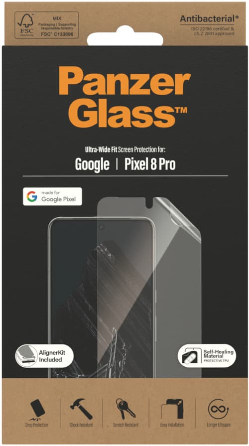 Panzerglass Ultra-wide Fit Skärmskydd Google Pixel 8 Pro