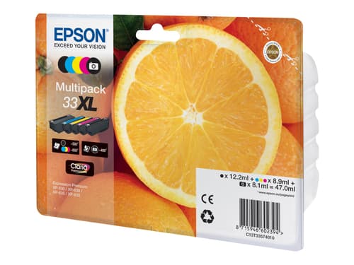 Epson Bläck Multipack (b/c/m/y/pb) Claria 33xl -xp-530