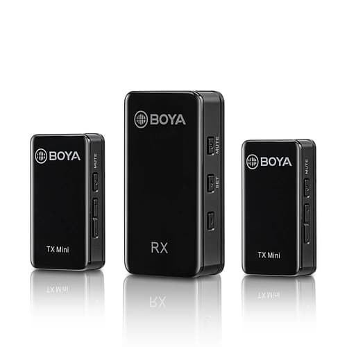 Boya By-xm6-s2 Mini Tådlöst Mikrofonsystem