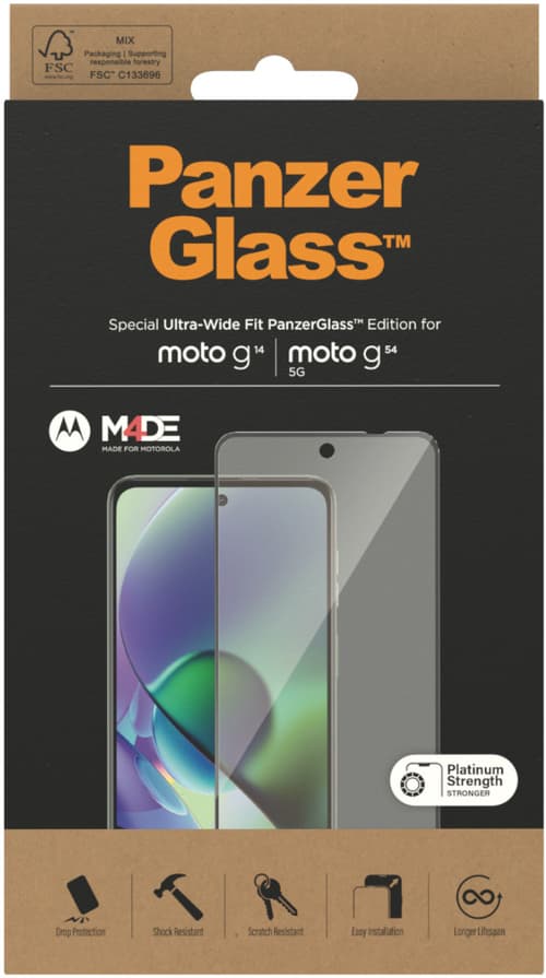 Panzerglass Ultra-wide Fit Motorola Moto G14 Motorola Moto G54