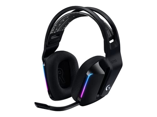 Logitech G733 Lightspeed Wireless Rgb Gaming Headset Svart
