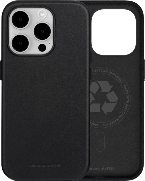 Dbramante1928 Roskilde Magsafe Full-grain Leather Iphone 15 Pro Svart