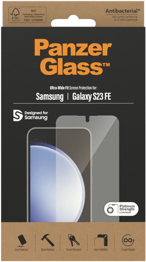 Panzerglass Ultra-wide Fit Skärmskydd Samsung Galaxy S23 Fe