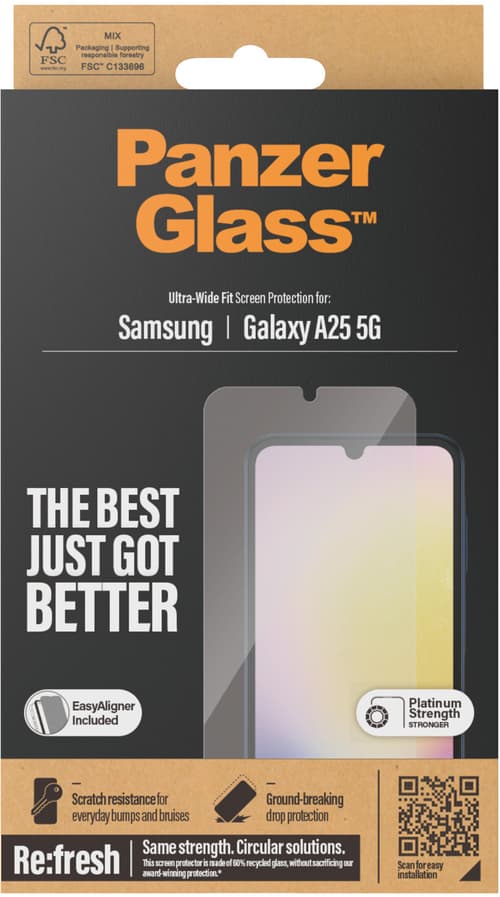 Panzerglass Ultra-wide Fit Skärmskydd Samsung Galaxy A25 5g
