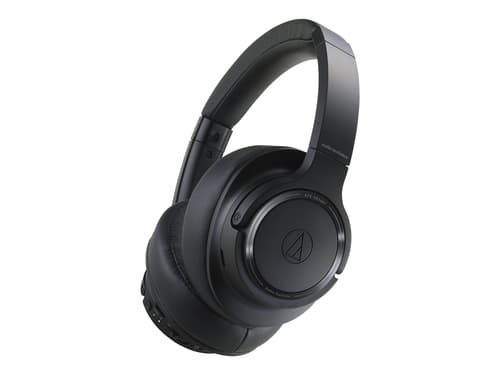 Audio-technica Technica Wireless Headphones – Black – (fyndvara Klass 2) Hörlurar 3,5 Mm Kontakt Stereo Svart