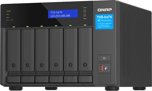 Qnap Tvs-h674t-i5-32g Nas- & Lagringsservrar Tower Nätverksansluten (ethernet) Svart I5-12400