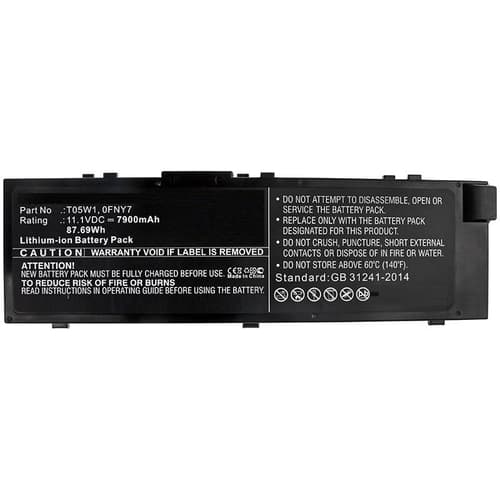 Coreparts Battery For Dell 87.69wh Li-ion 11.1v 7900mah