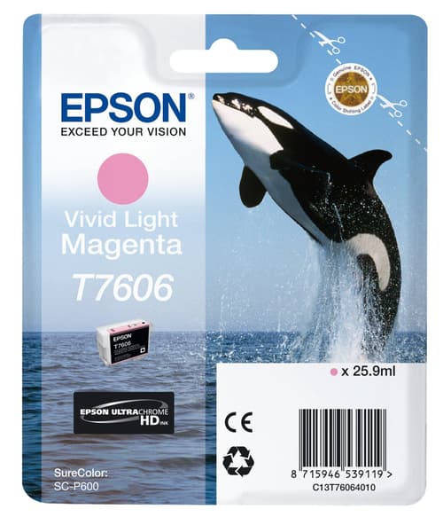 Epson Bläck Vivid Ljus Magenta T7606 25.9ml