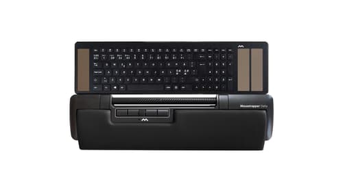 Mousetrapper Delta Extended & Type Keyboard – Kit Kabelansluten Central Pekenhet Svart